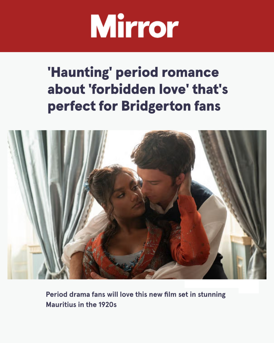 ‘Haunting’ period romance about ‘forbidden love’ that’s perfect for Bridgerton fans